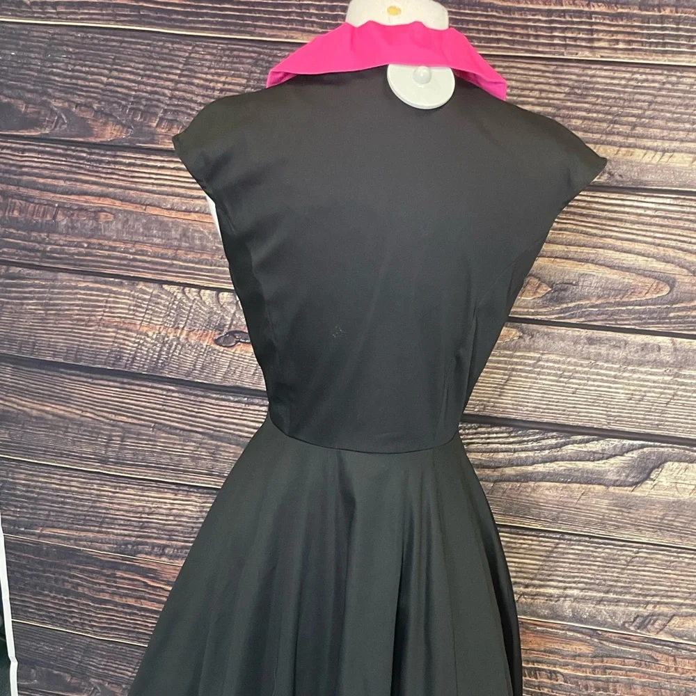 Orchid Bloom Rockabilly button front dress - Picture 2 of 6
